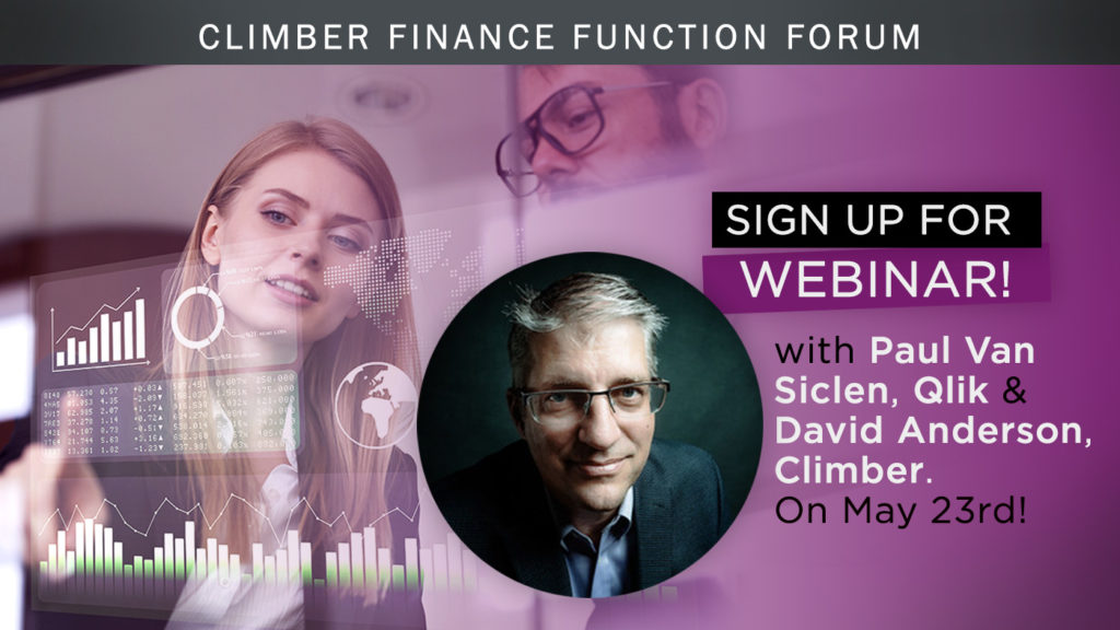 Finance Function Webinar with Qlik’s Paul van Siclen Finance Function Webinar with Qlik’s Paul van Siclen