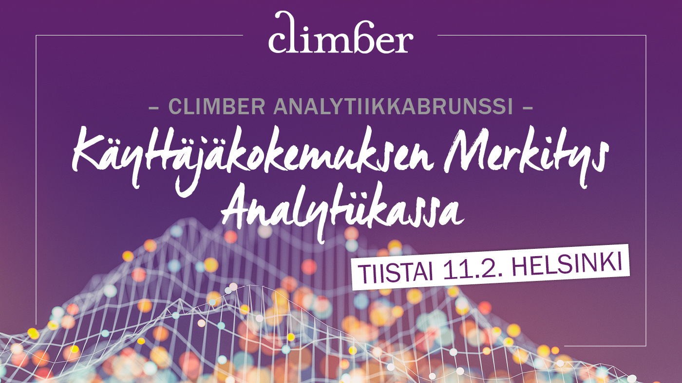 Climber analytiikkabrunssi