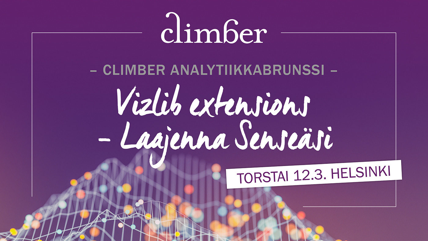 Climber analytiikkabrunssi – Vizlib extensions – Laajenna Senseäsi Climber analytiikkabrunssi – Vizlib extensions – Laajenna Senseäsi