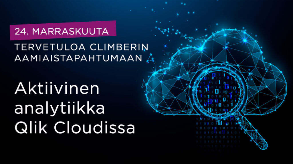 Aamiaistapahtuma: Aktiivinen analytiikka Qlik Cloudissa